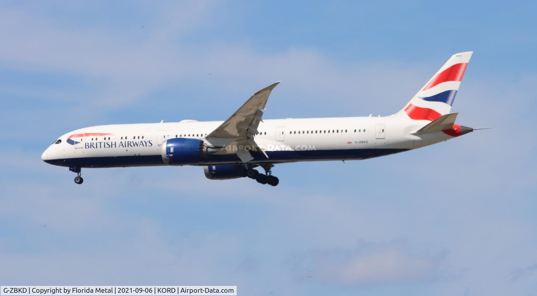 G-ZBKD, 2015 Boeing 787-9 Dreamliner C/N 38618, KORD spotting 2021