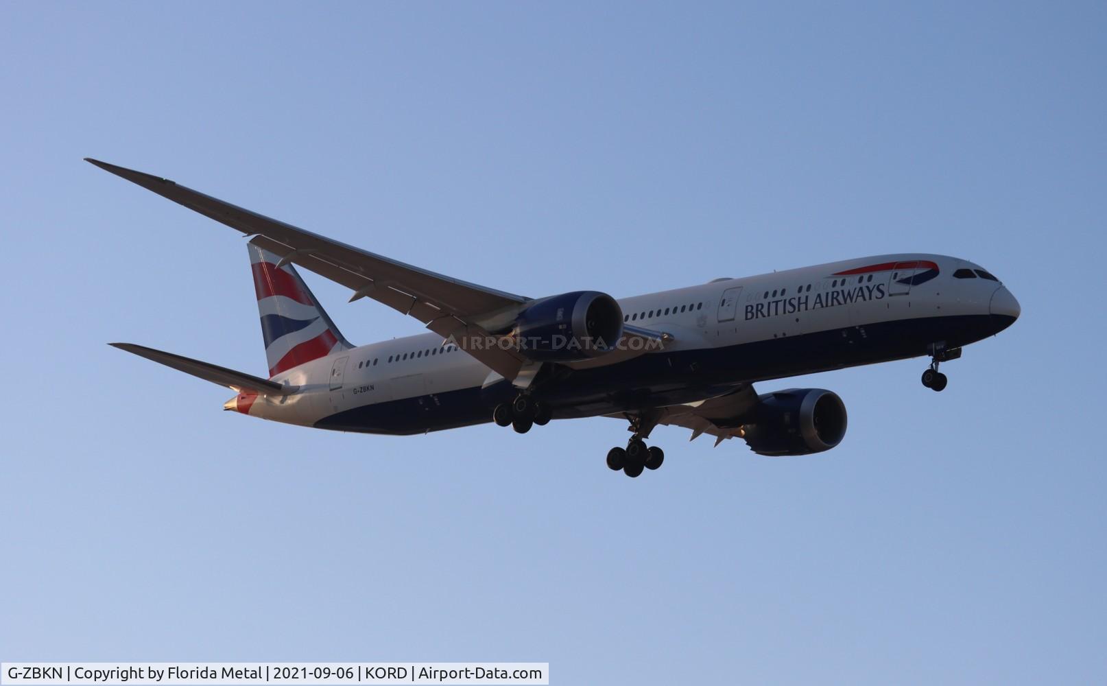 G-ZBKN, 2016 Boeing 787-9 Dreamliner C/N 38630, KORD spotting 2021