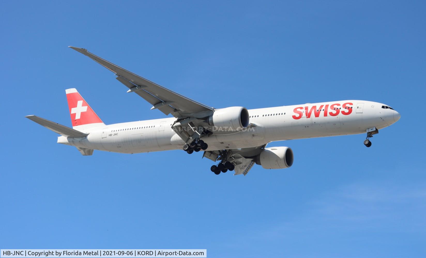HB-JNC, 2016 Boeing 777-3DE/ER C/N 44584, KORD spotting 2021