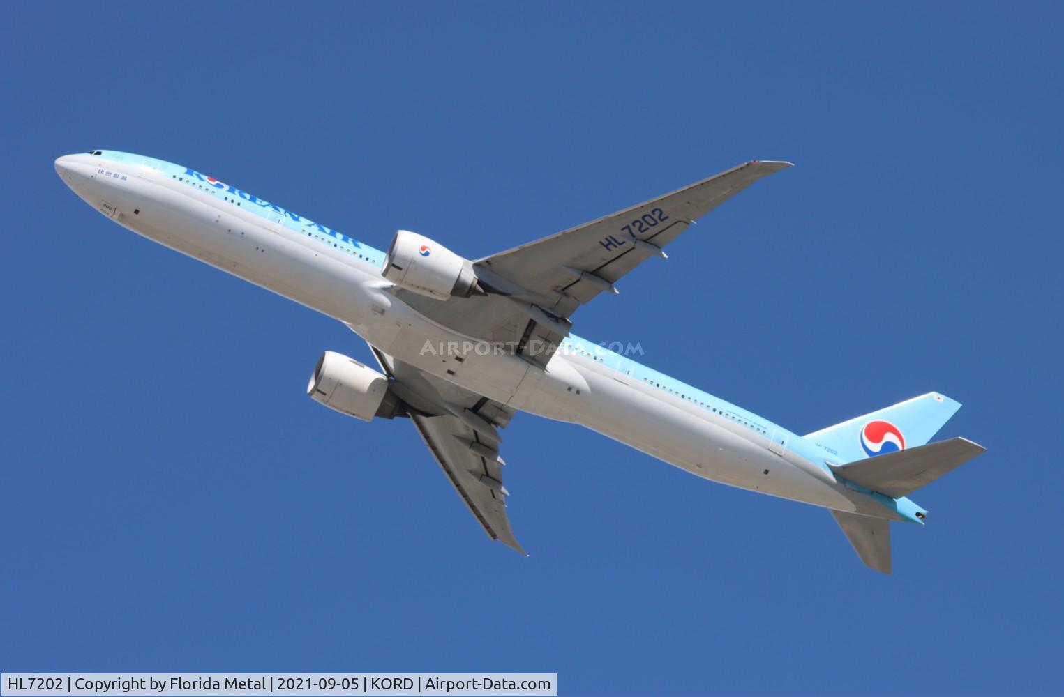 HL7202, 2018 Boeing 777-3B5(ER) C/N 60377, KORD spotting 2021