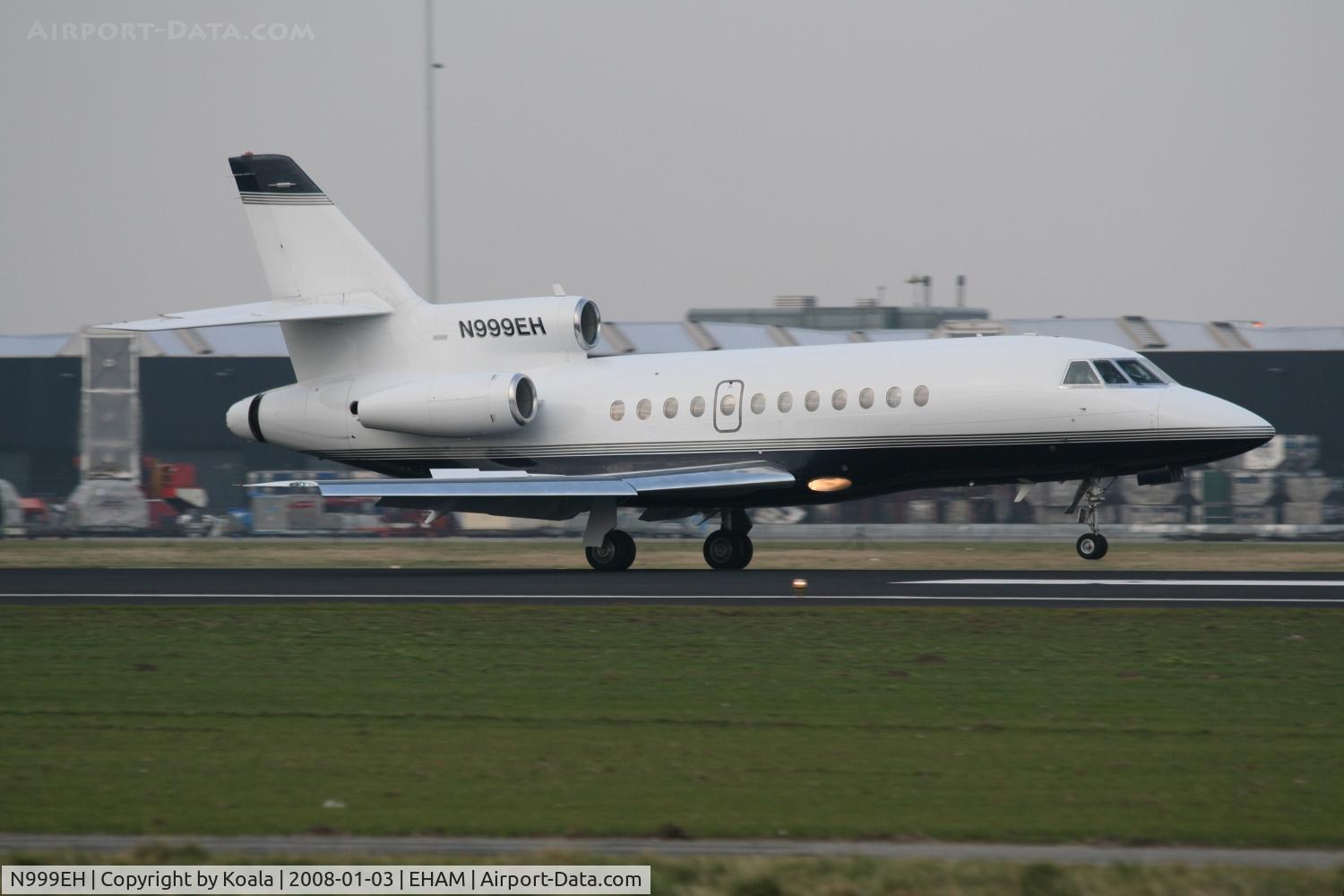 N999EH, 1987 Dassault-Breguet Falcon (Mystere) 900 C/N 15, Smooth landing