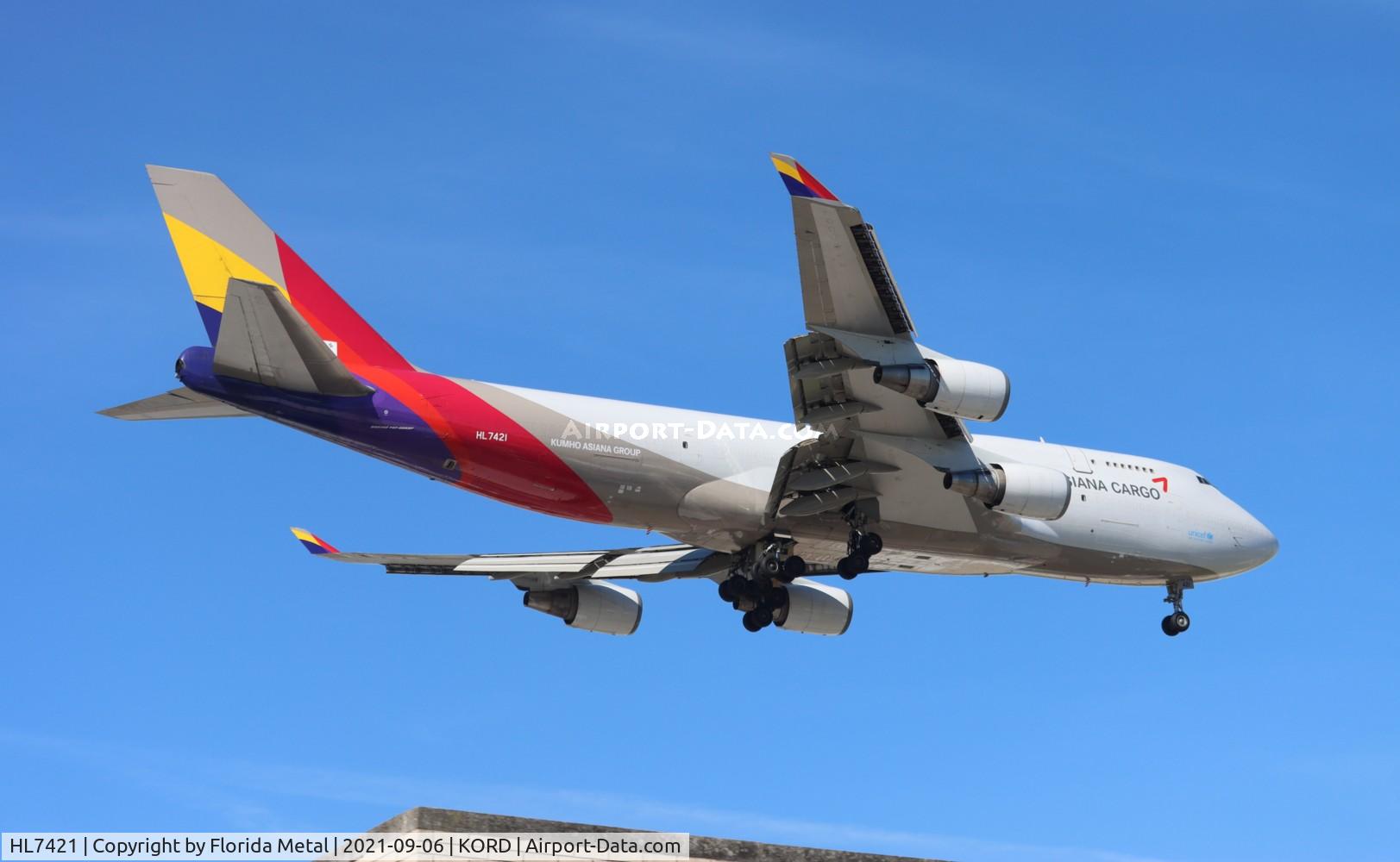 HL7421, 1996 Boeing 747-48EM C/N 25784, Asiana Cargo