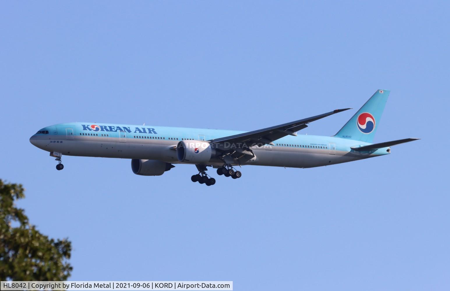 HL8042, 2016 Boeing 777-3B5/ER C/N 60376, KORD spotting 2021