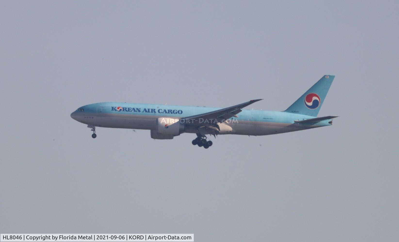 HL8046, 2016 Boeing 777-FB5 C/N 62696, KORD spotting 2021