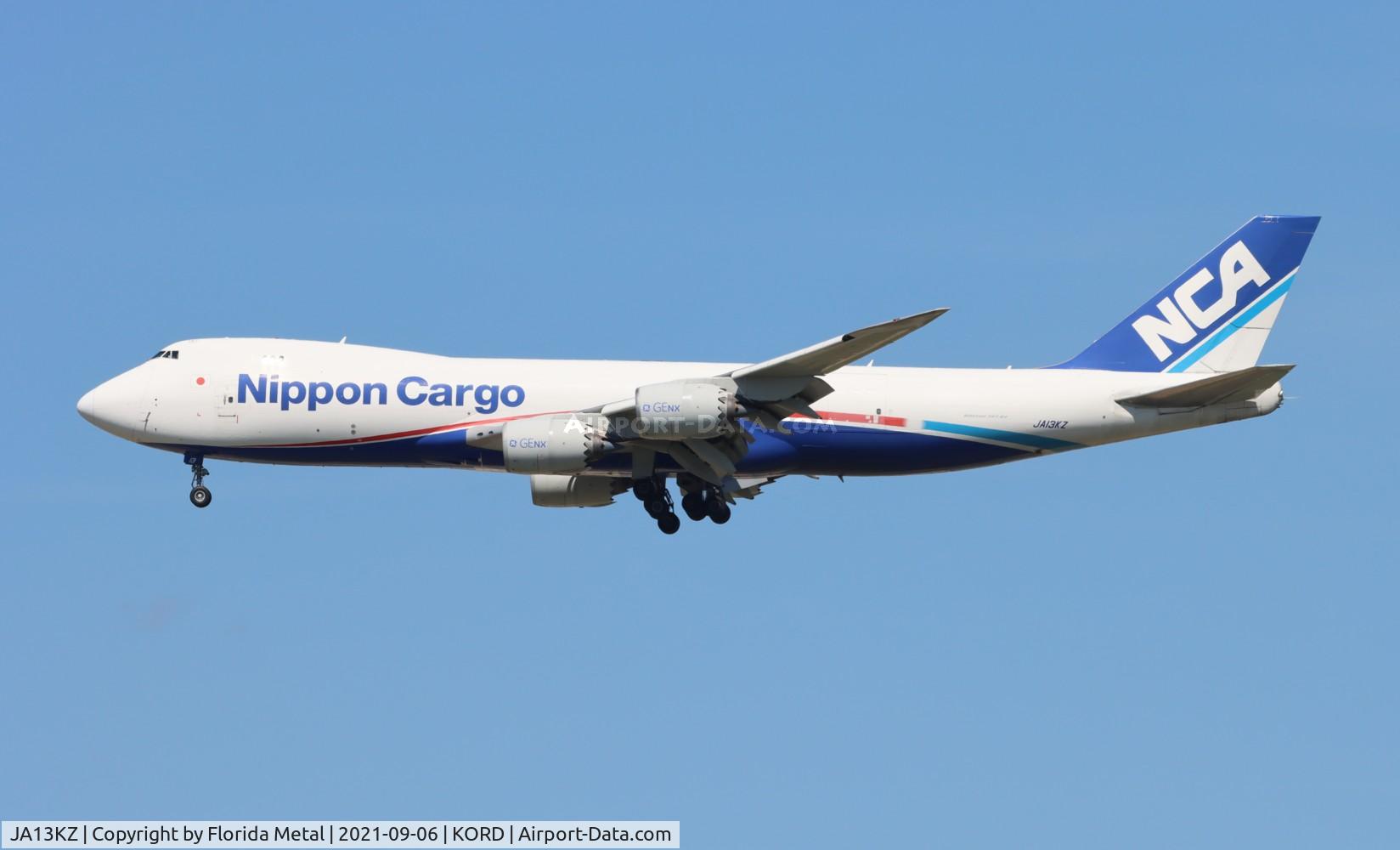JA13KZ, 2012 Boeing 747-8KZF C/N 36138, KORD spotting 2021