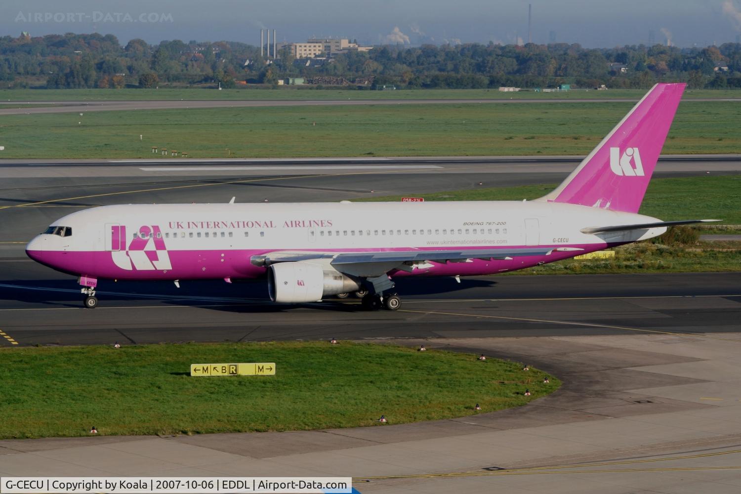 G-CECU, 1983 Boeing 767-222 C/N 21864, Nice livery