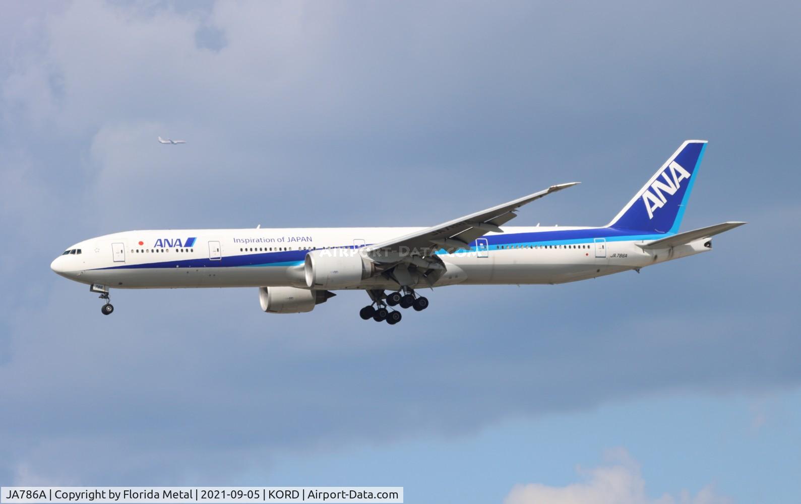 JA786A, 2010 Boeing 777-381/ER C/N 37948, KORD spotting 2021