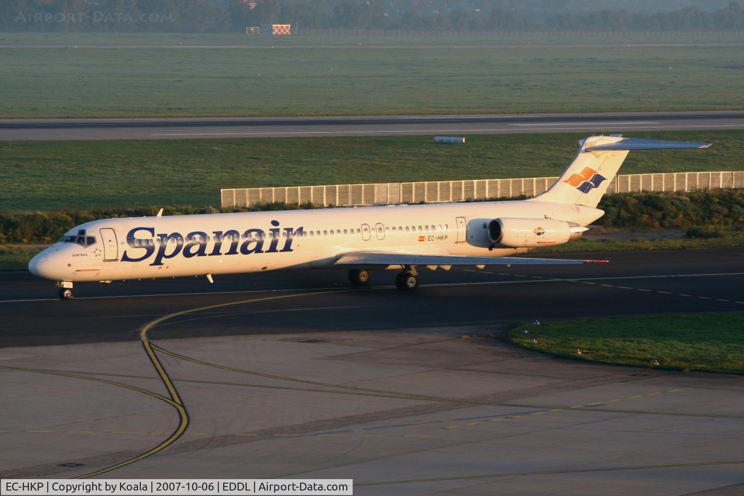EC-HKP, 1988 McDonnell Douglas MD-83 (DC-9-83) C/N 49624, Taxing