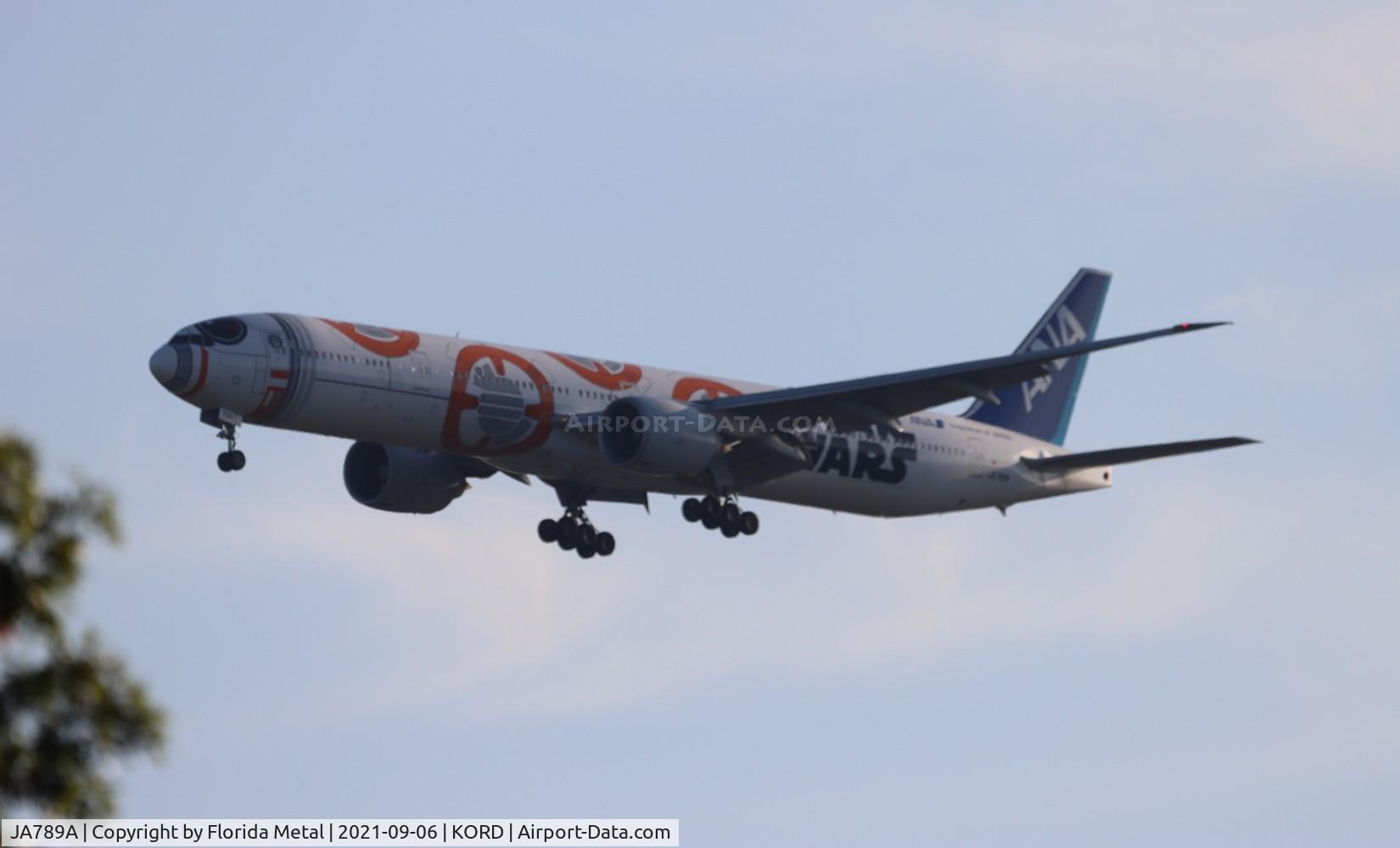 JA789A, 2010 Boeing 777-381/ER C/N 40687, KORD spotting 2021