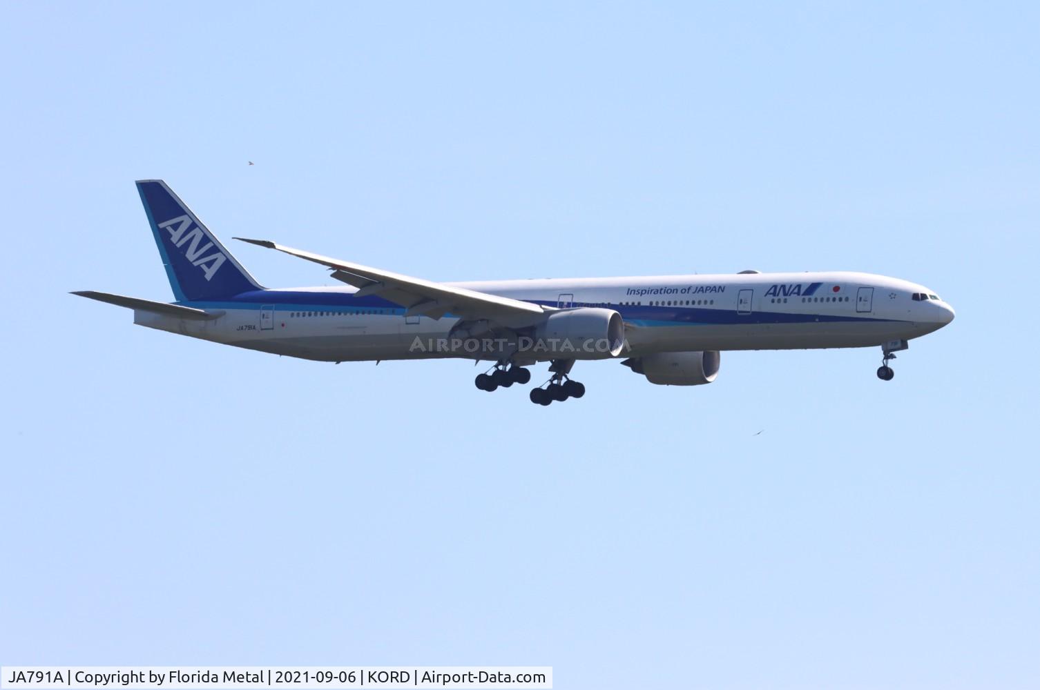 JA791A, 2015 Boeing 777-381/ER C/N 60137, KORD spotting 2021