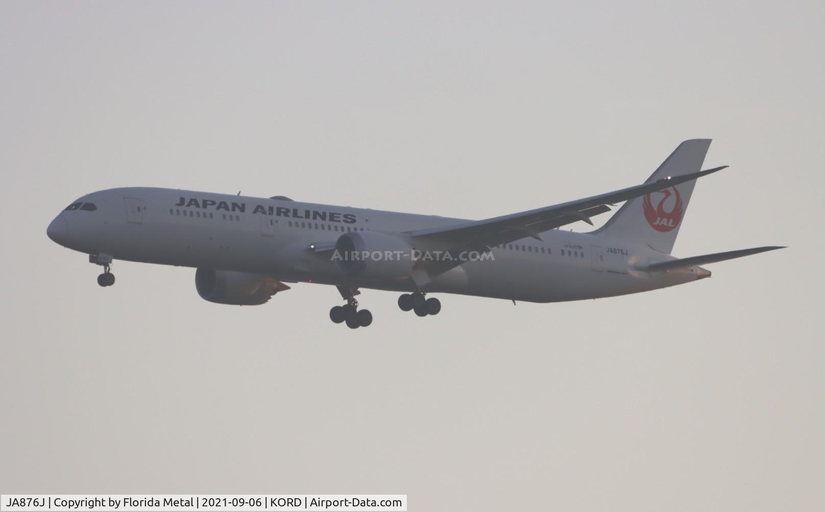 JA876J, 2019 Boeing 787-9 Dreamliner C/N 35430, KORD Spotting 2021