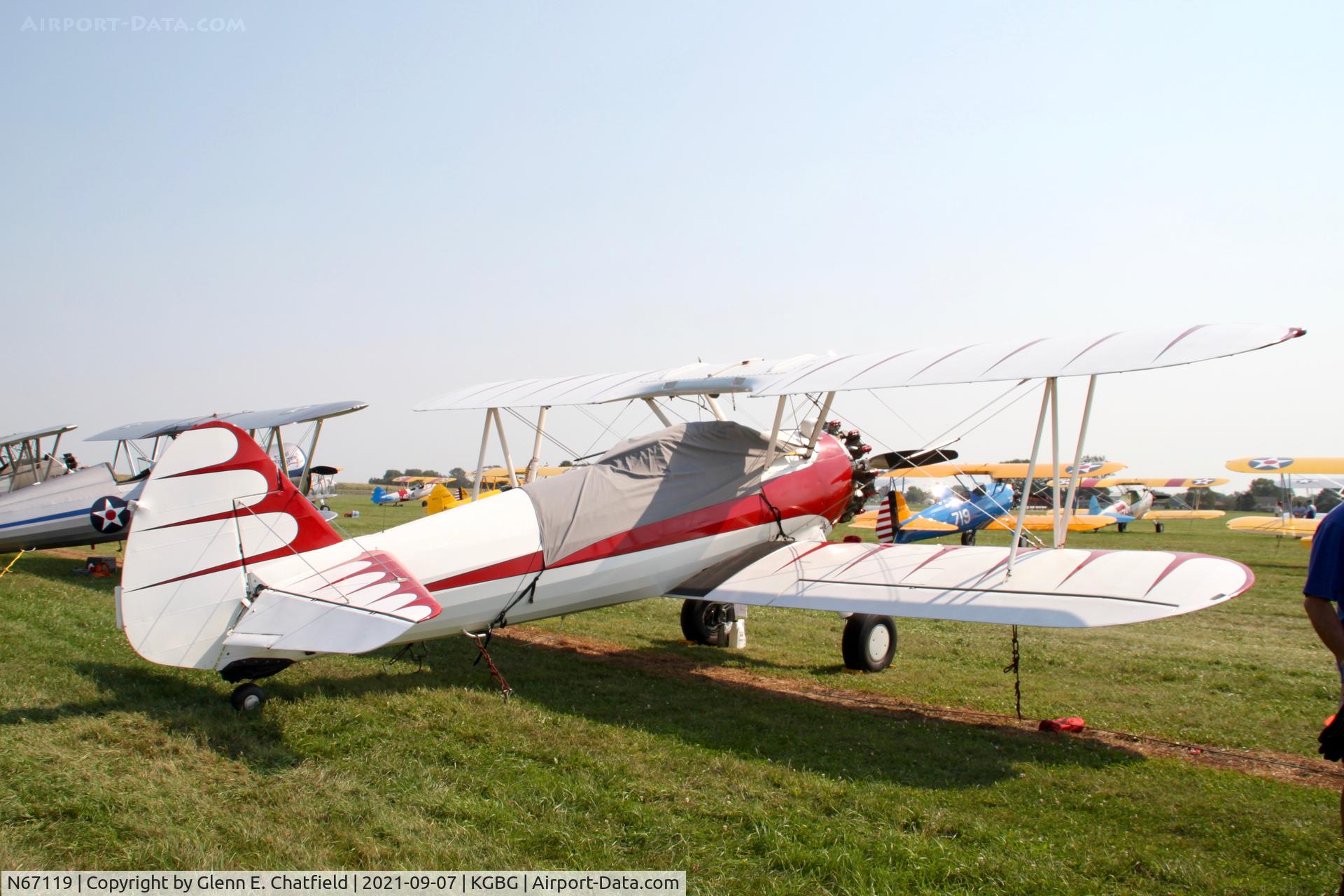 N67119, 1943 Boeing IB75A C/N 75-4622, At the Stearman Fly-in