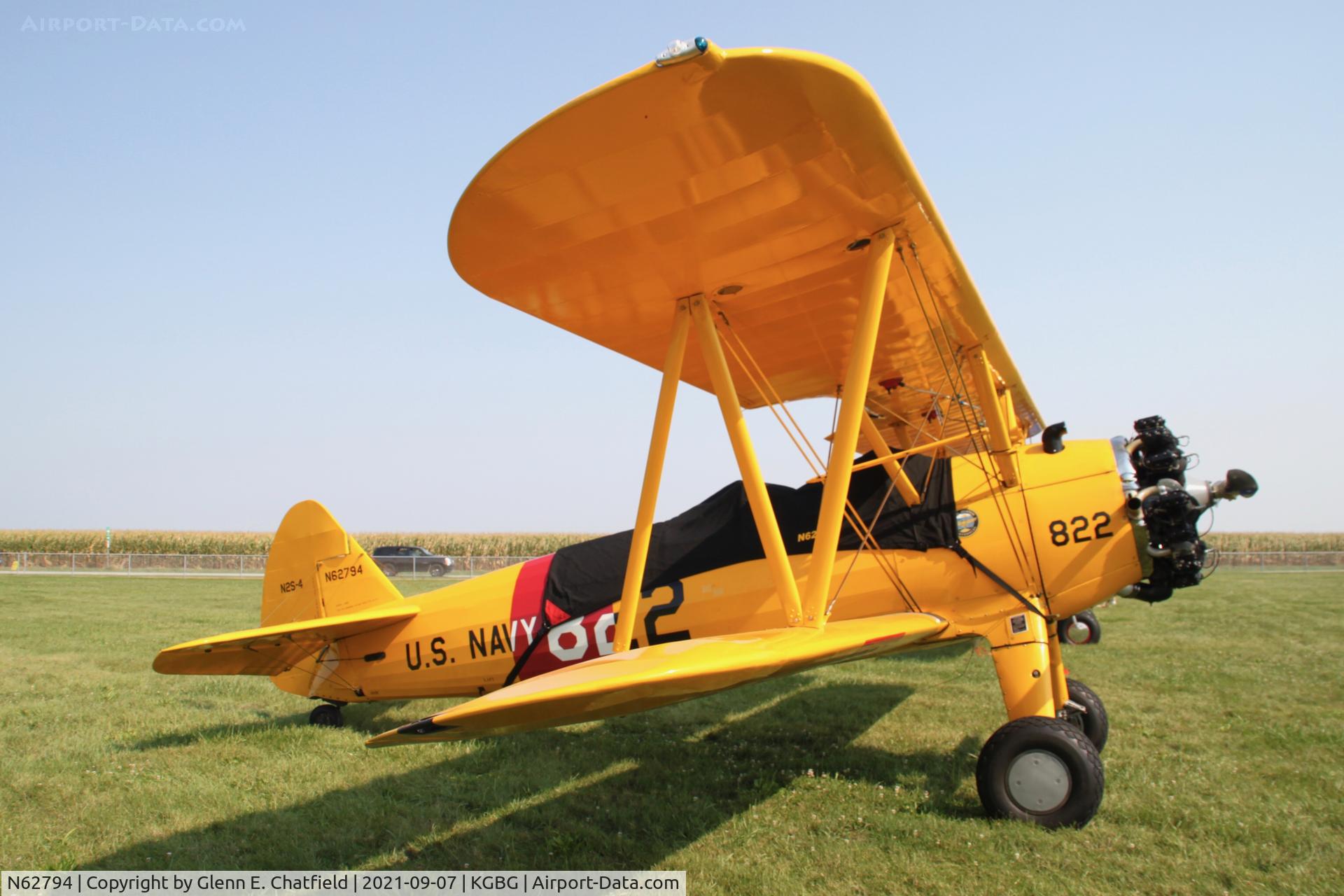 N62794, 1942 Boeing A75N1(PT17) C/N 75-4380, At the Stearman Fly-in