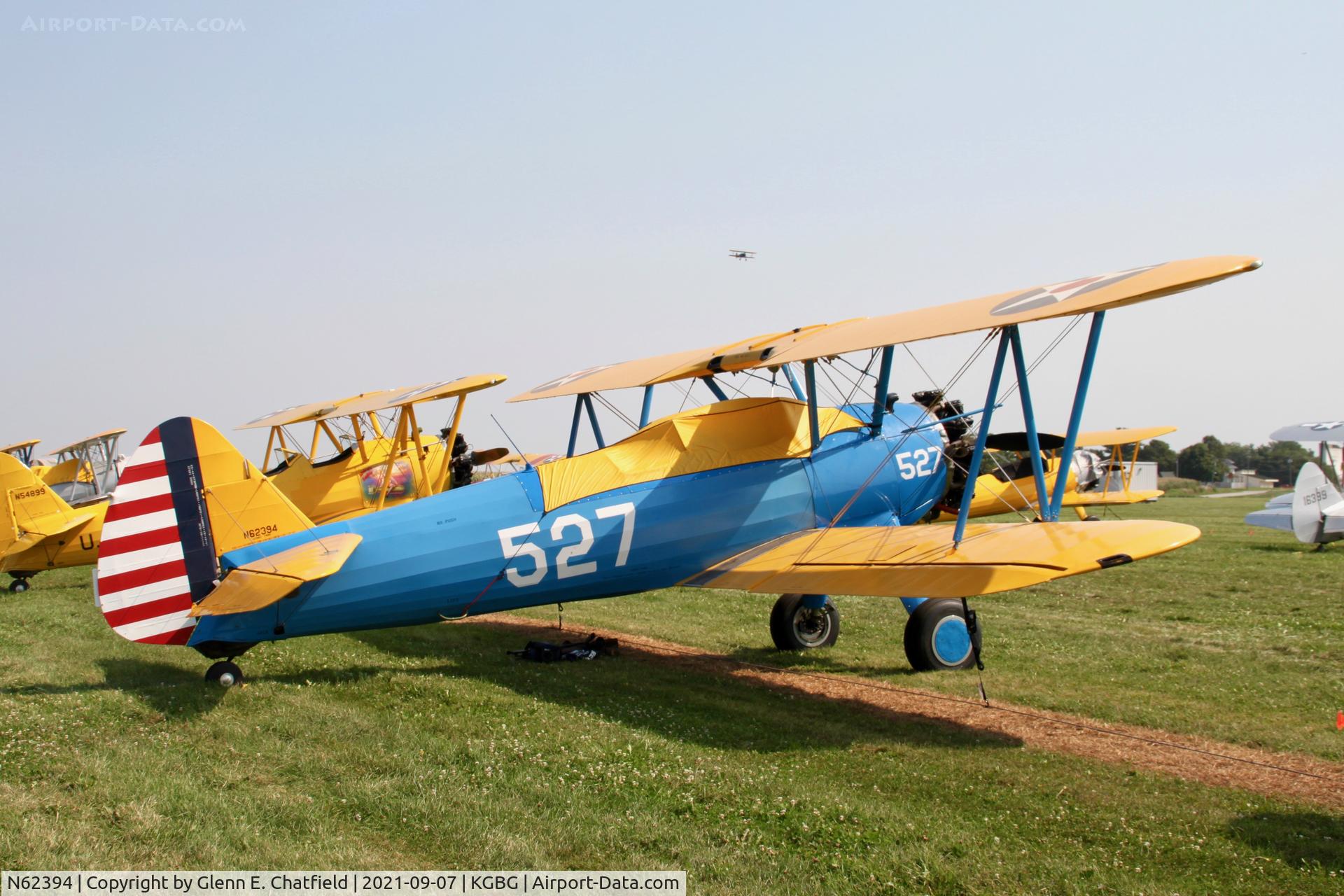 N62394, Boeing A75N1(PT17) C/N 75-2352, At the Stearman Fly-in