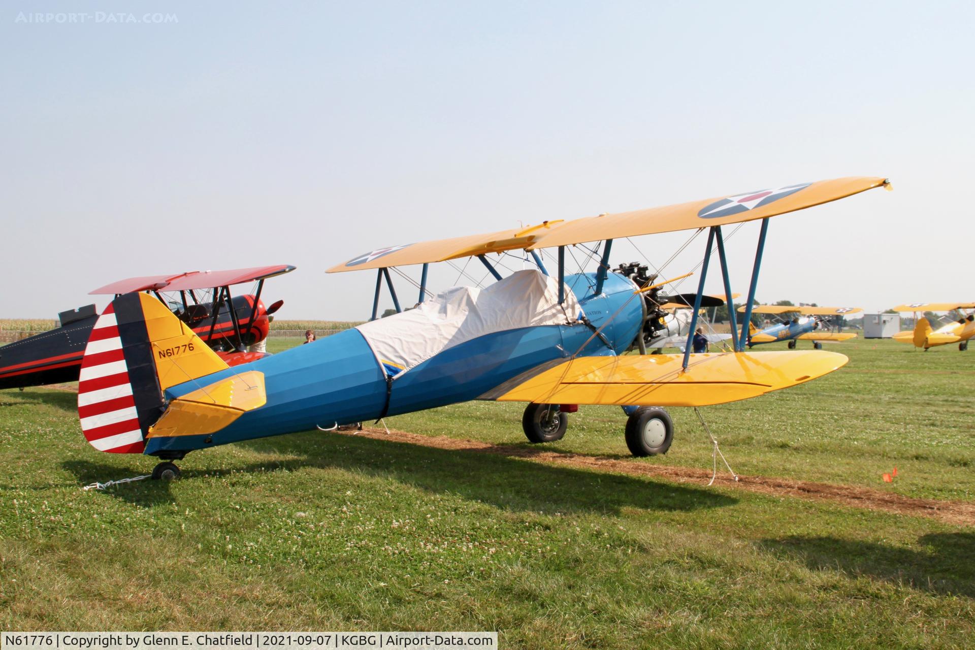 N61776, Boeing E75 C/N 75-4788, At the Stearman Fly-in