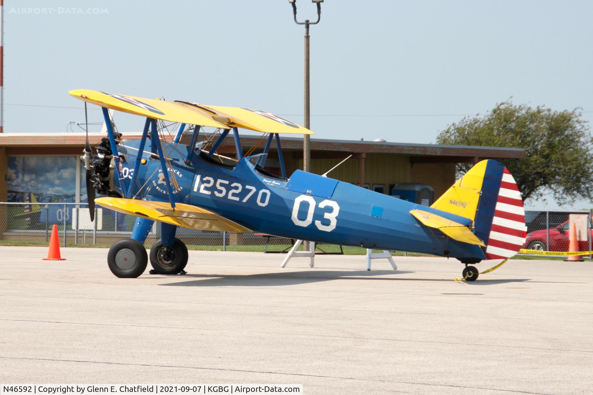 N46592, 1941 Boeing A75N1(PT17) C/N 75-2759, At the Stearman Fly-in