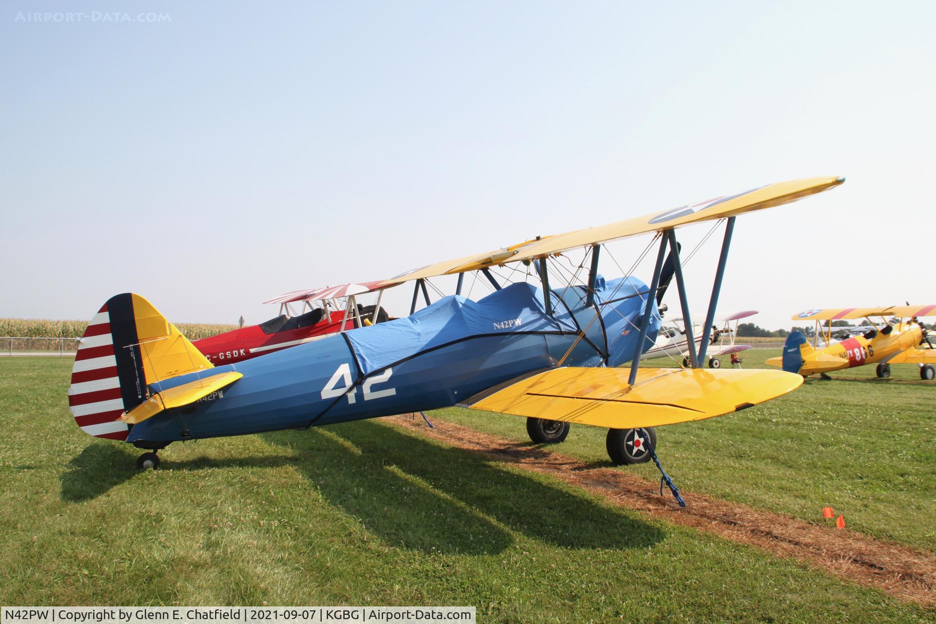 N5143N, 1941 Boeing B75N1 C/N 75-2649, At the Stearman Fly-in