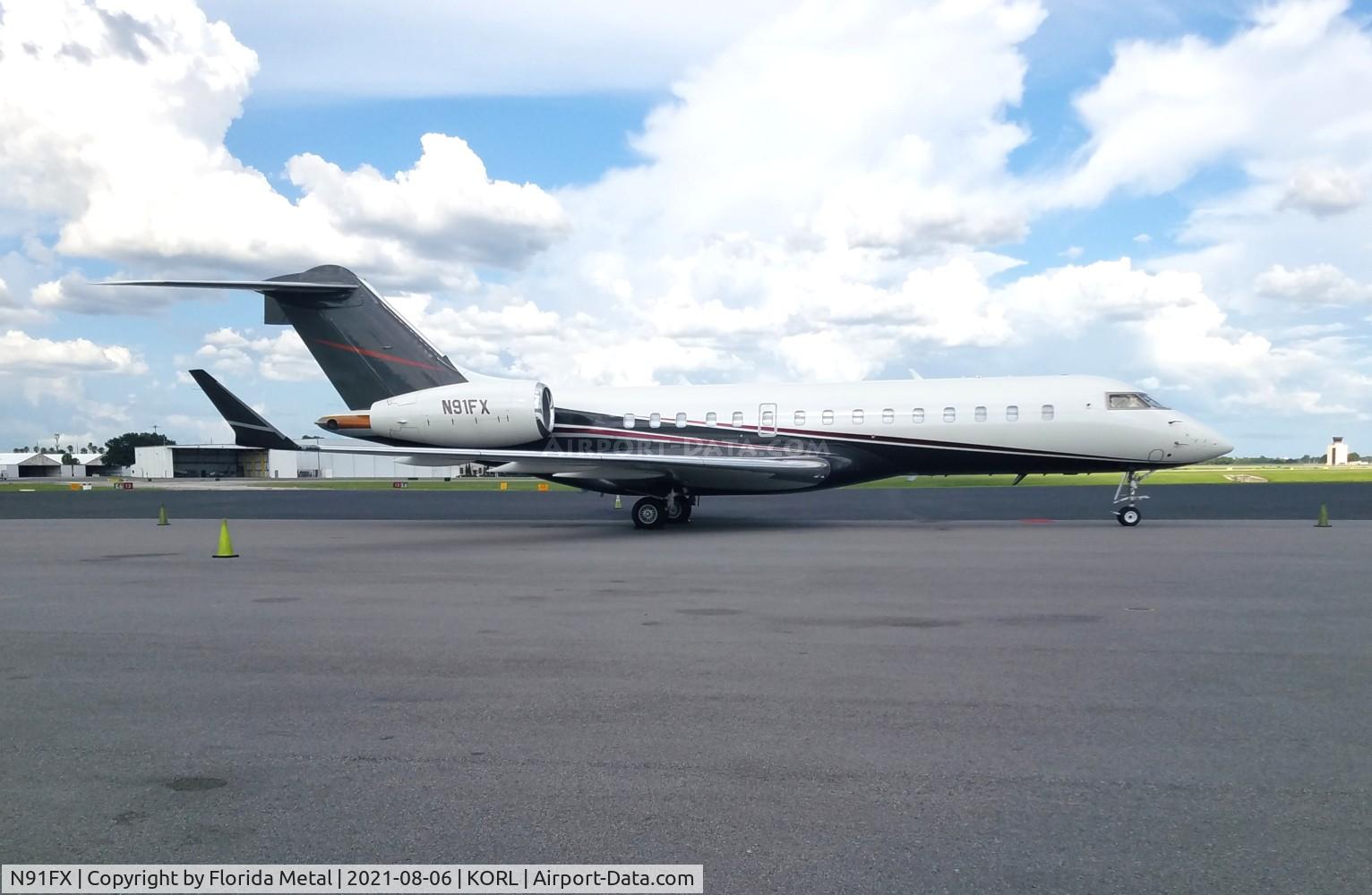 N91FX, 2000 Bombardier BD-700-1A10 Global Express C/N 9054, ORL Spotting 2021