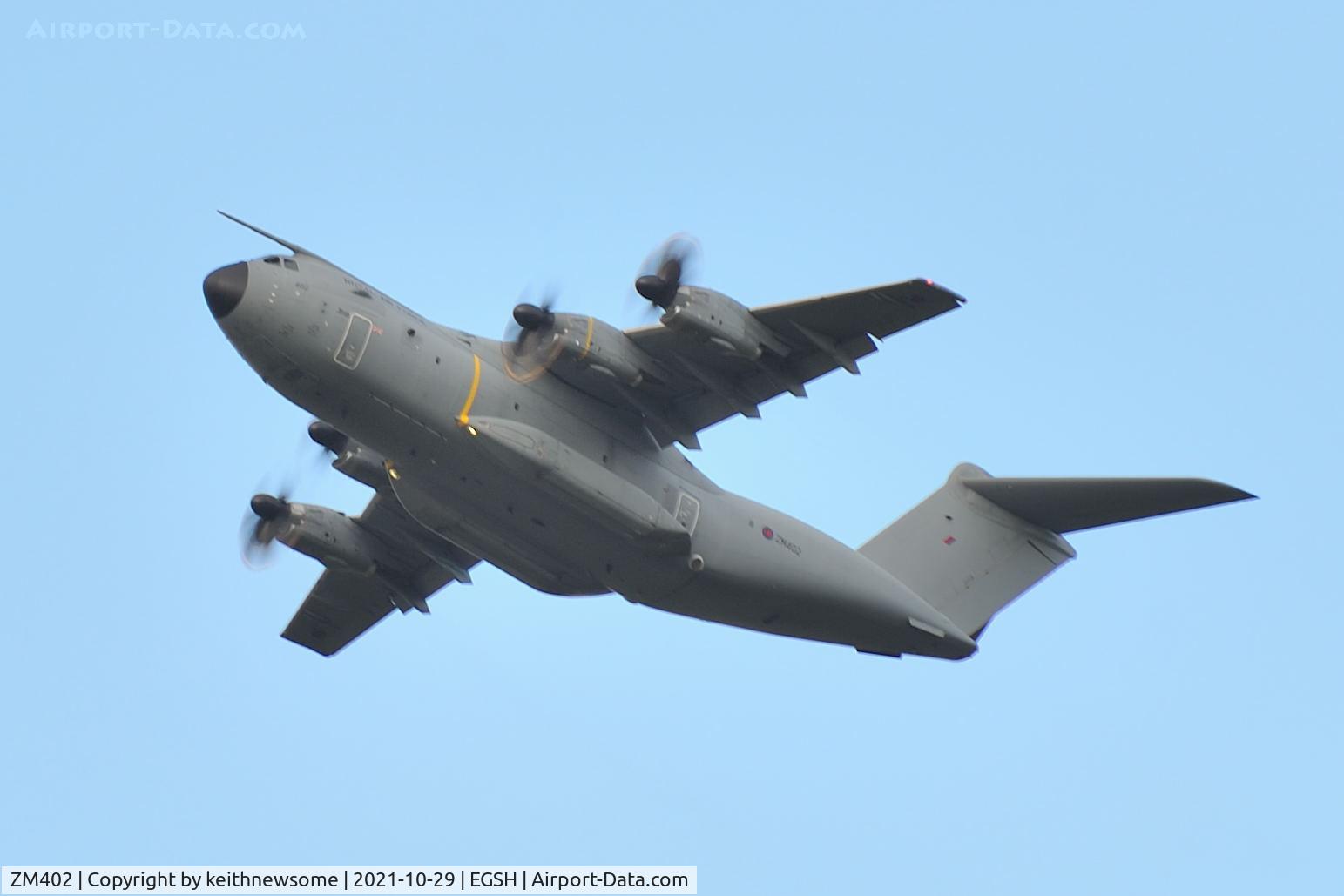 ZM402, 2014 Airbus A400M Atlas C.1 C/N 017, Training flight.
