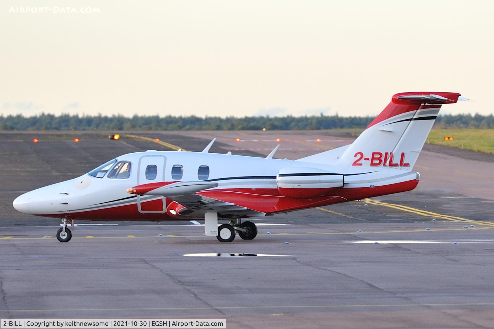 2-BILL, 2014 Eclipse Aviation Corp EA500 C/N 000275, Arriving at Norwich from Guernsey.