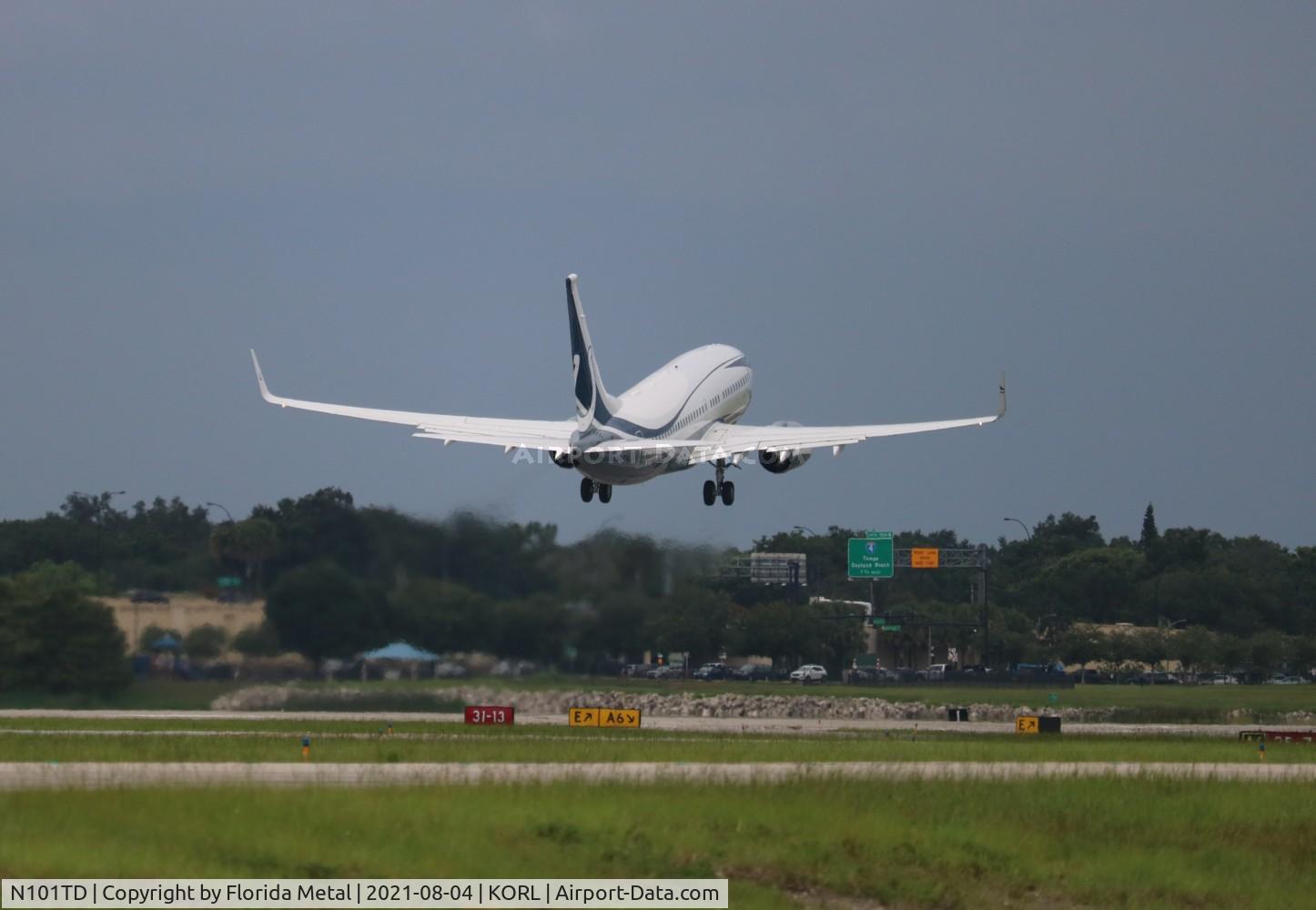 N101TD, 1998 Boeing 737-72U C/N 29273, ORL spotting