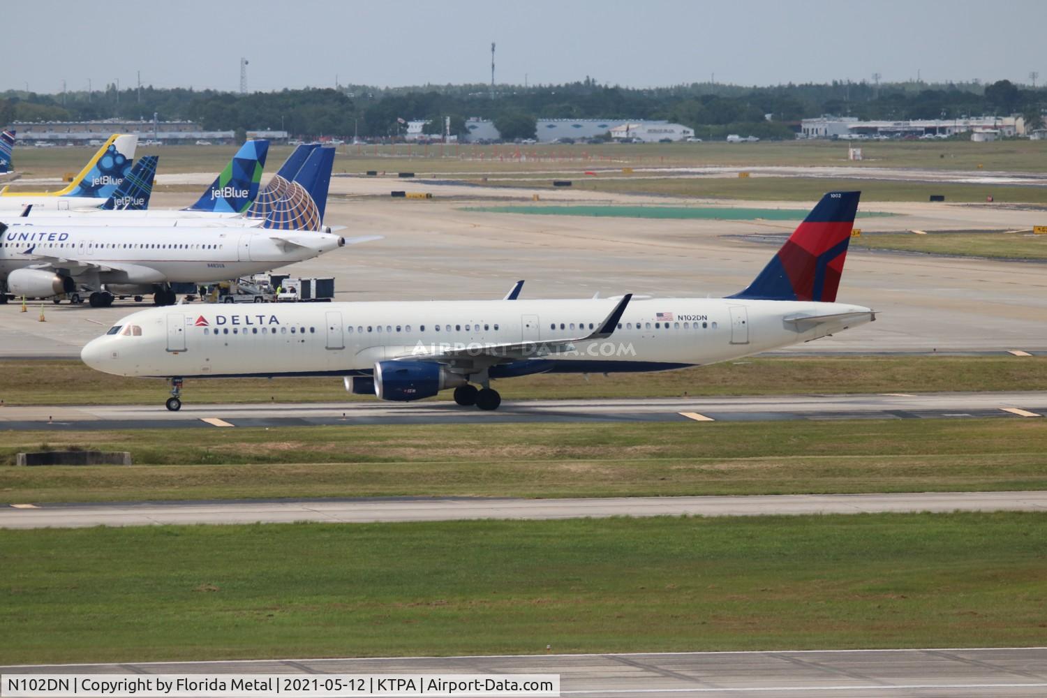 N102DN, 2020 Airbus A321-211 C/N 9485, Delta