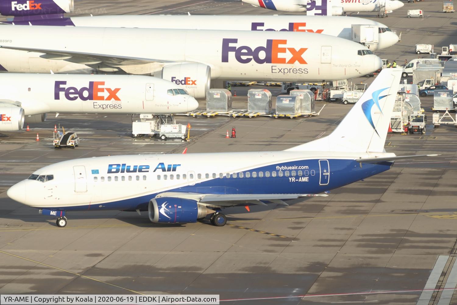YR-AME, 1991 Boeing 737-530 C/N 24941, Departure to Bucarest OTP