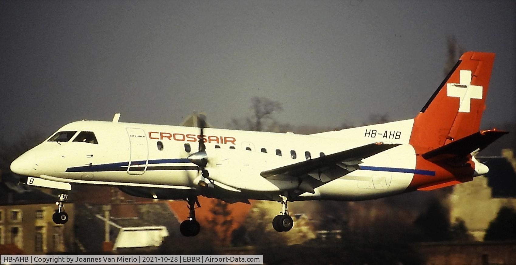 HB-AHB, 1984 Saab SF340A C/N 340A-007, Slide scan