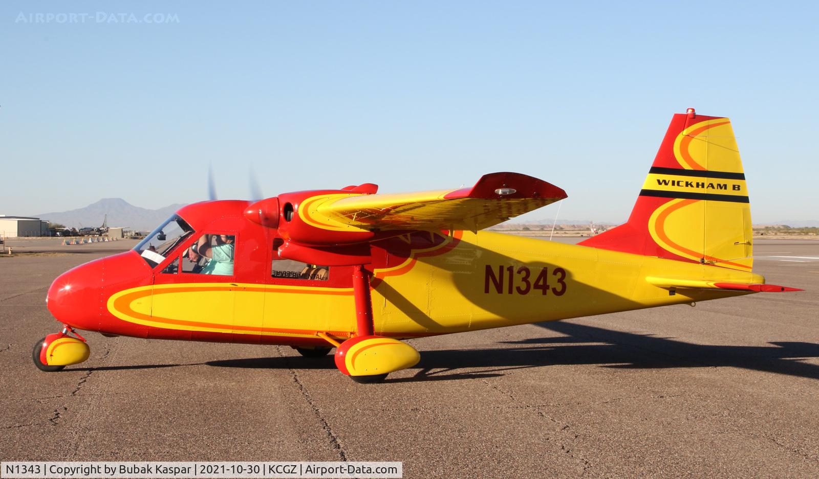 N1343, 1967 Wickham Model B C/N 1, Casa Grande, Fly-In breakfast.