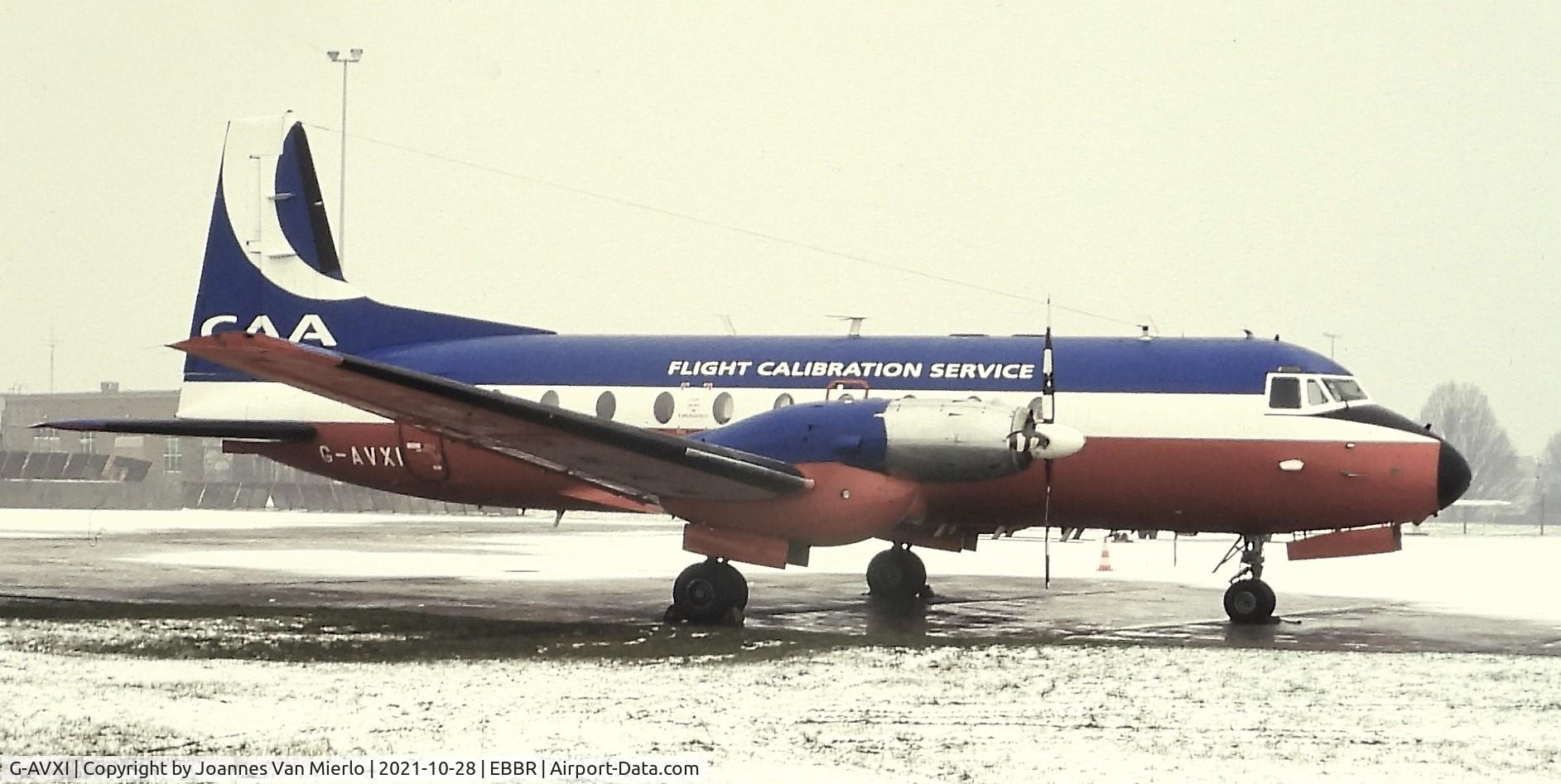 G-AVXI, 1968 Hawker Siddeley HS.748 Series 2A C/N 1623, Slide scan