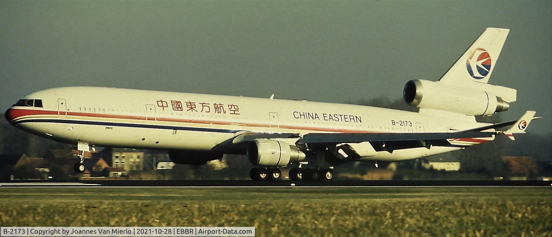 B-2173, 1992 McDonnell Douglas MD-11F C/N 48497, Slide scan