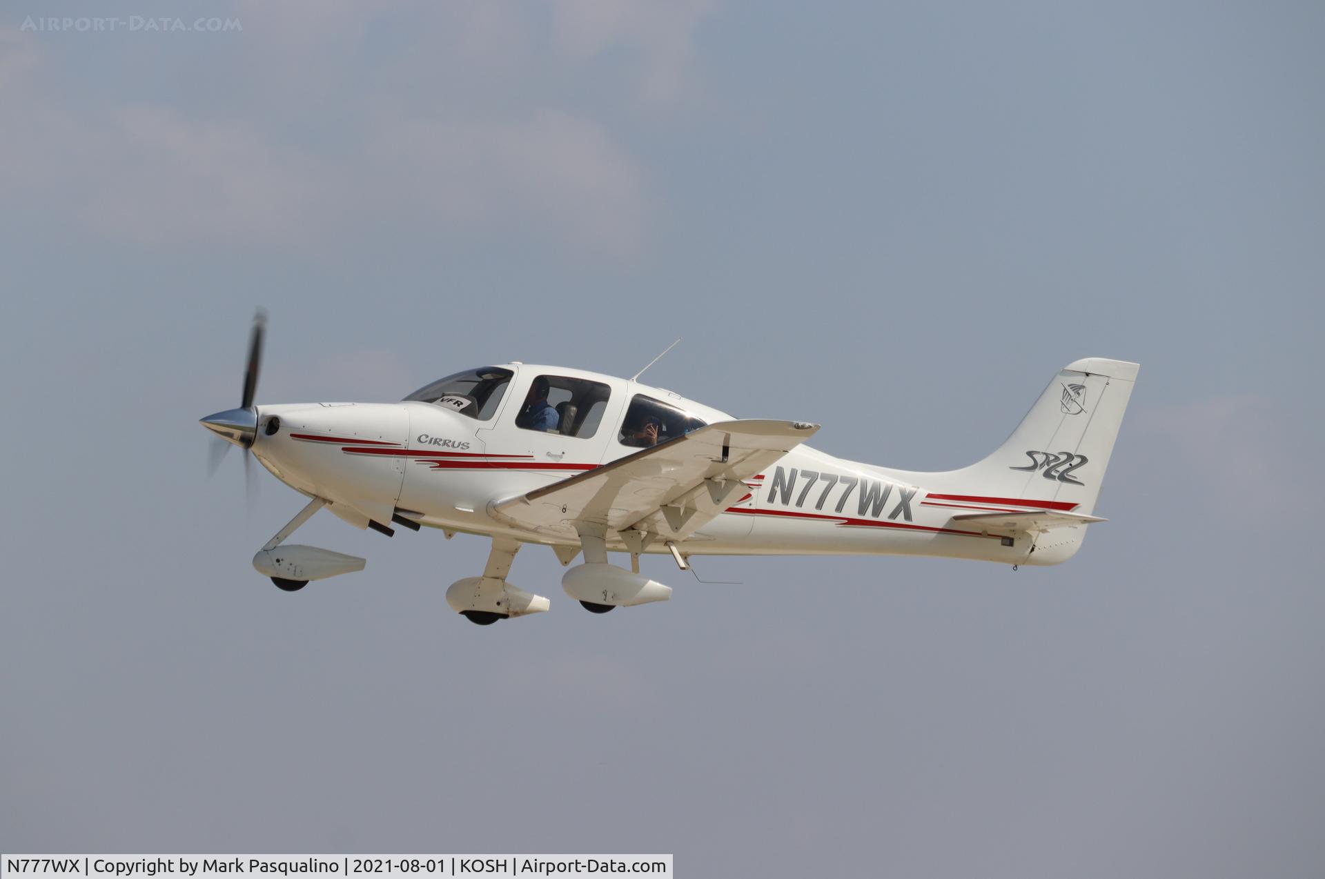 N777WX, 2003 Cirrus SR22 C/N 0452, Cirrus SR22