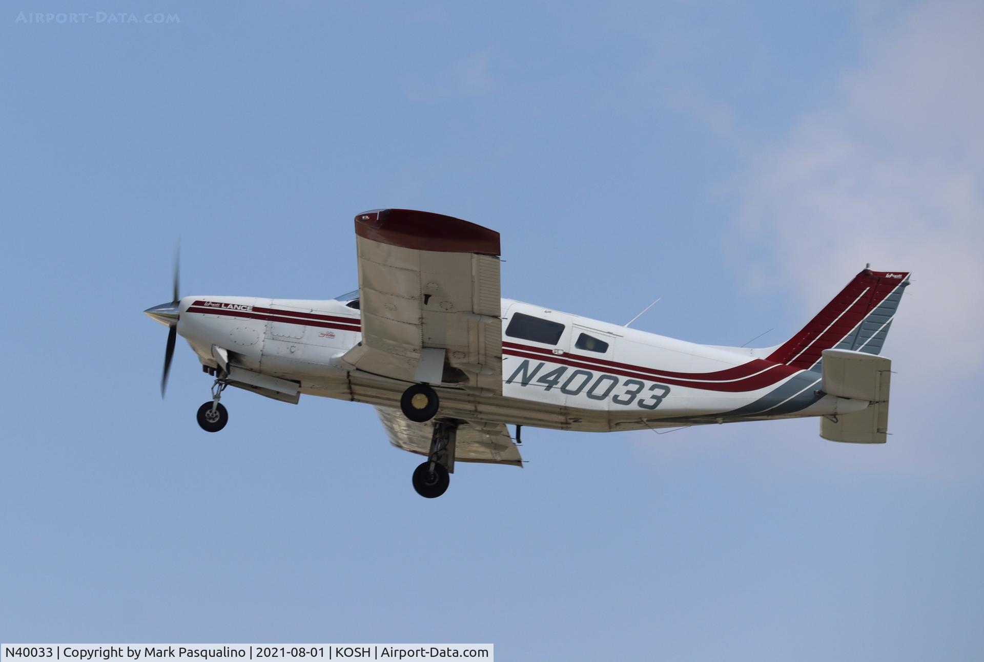 N40033, 1977 Piper PA-32R-300 Cherokee Lance C/N 32R-7780509, Piper PA-32-300
