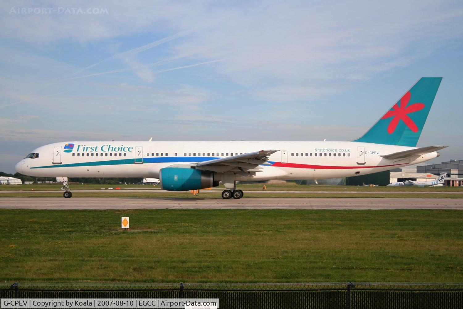 G-CPEV, 1999 Boeing 757-236 C/N 29943, Old c/s