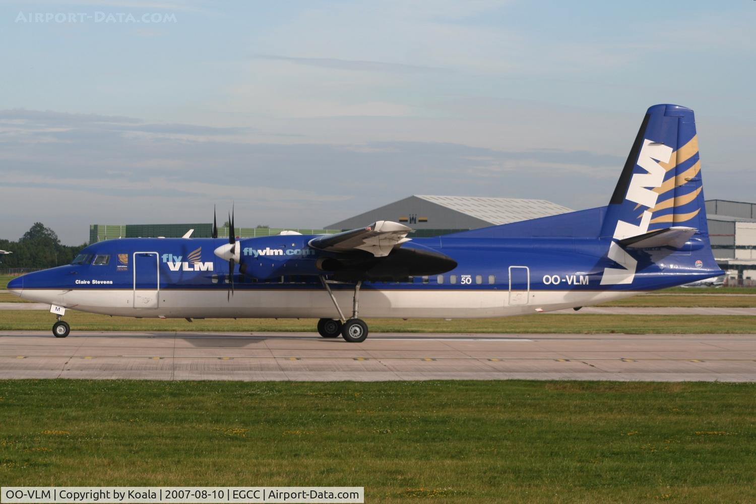 OO-VLM, 1988 Fokker 50 C/N 20135, Another livery