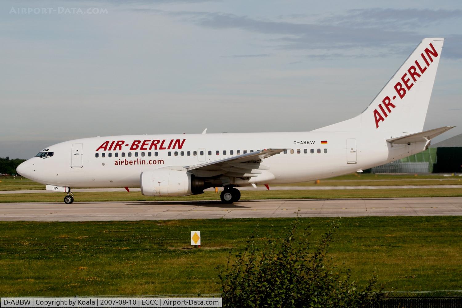 D-ABBW, 2002 Boeing 737-76Q C/N 30642, Old c/s
