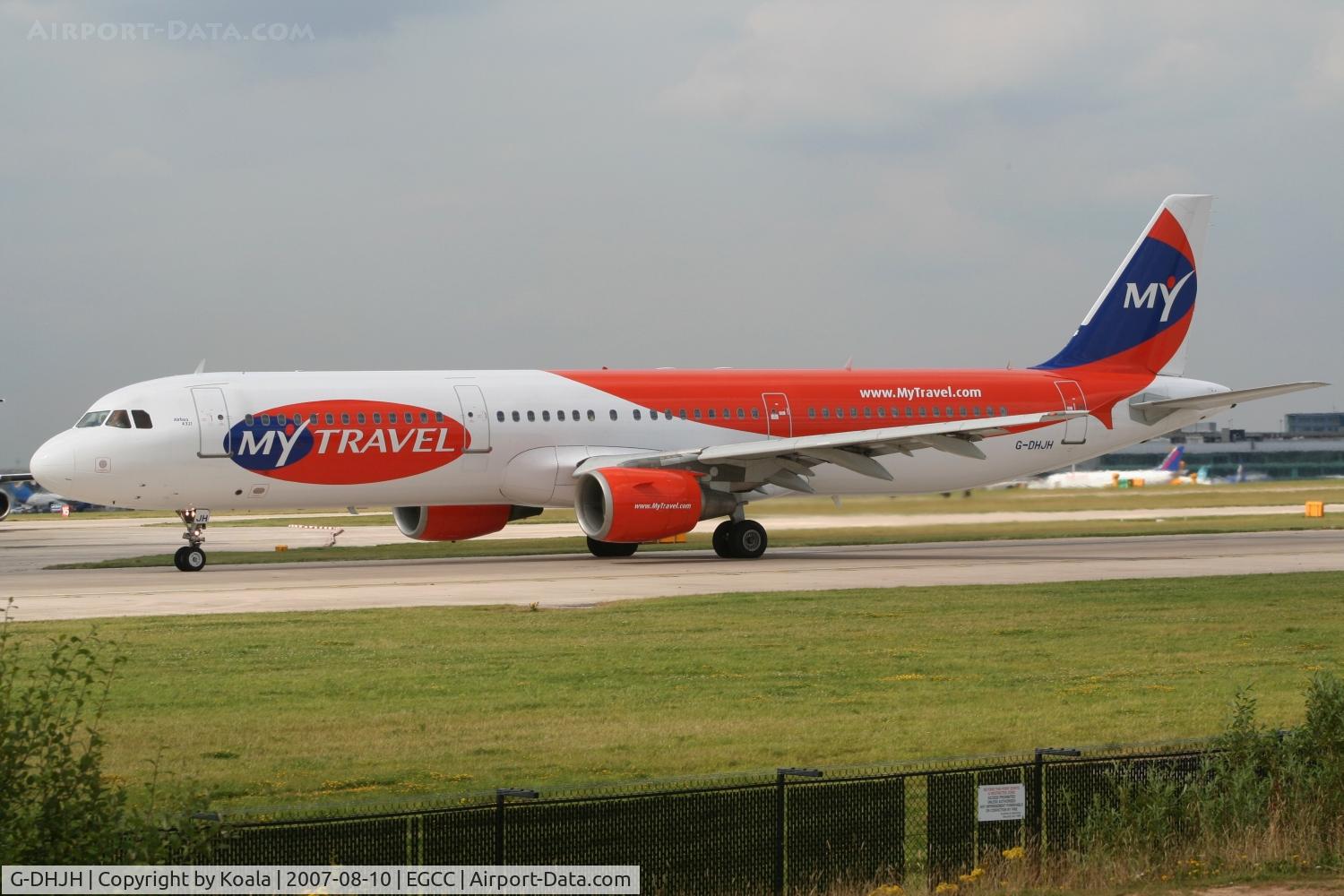 G-DHJH, 2000 Airbus A321-211 C/N 1238, Old c/s