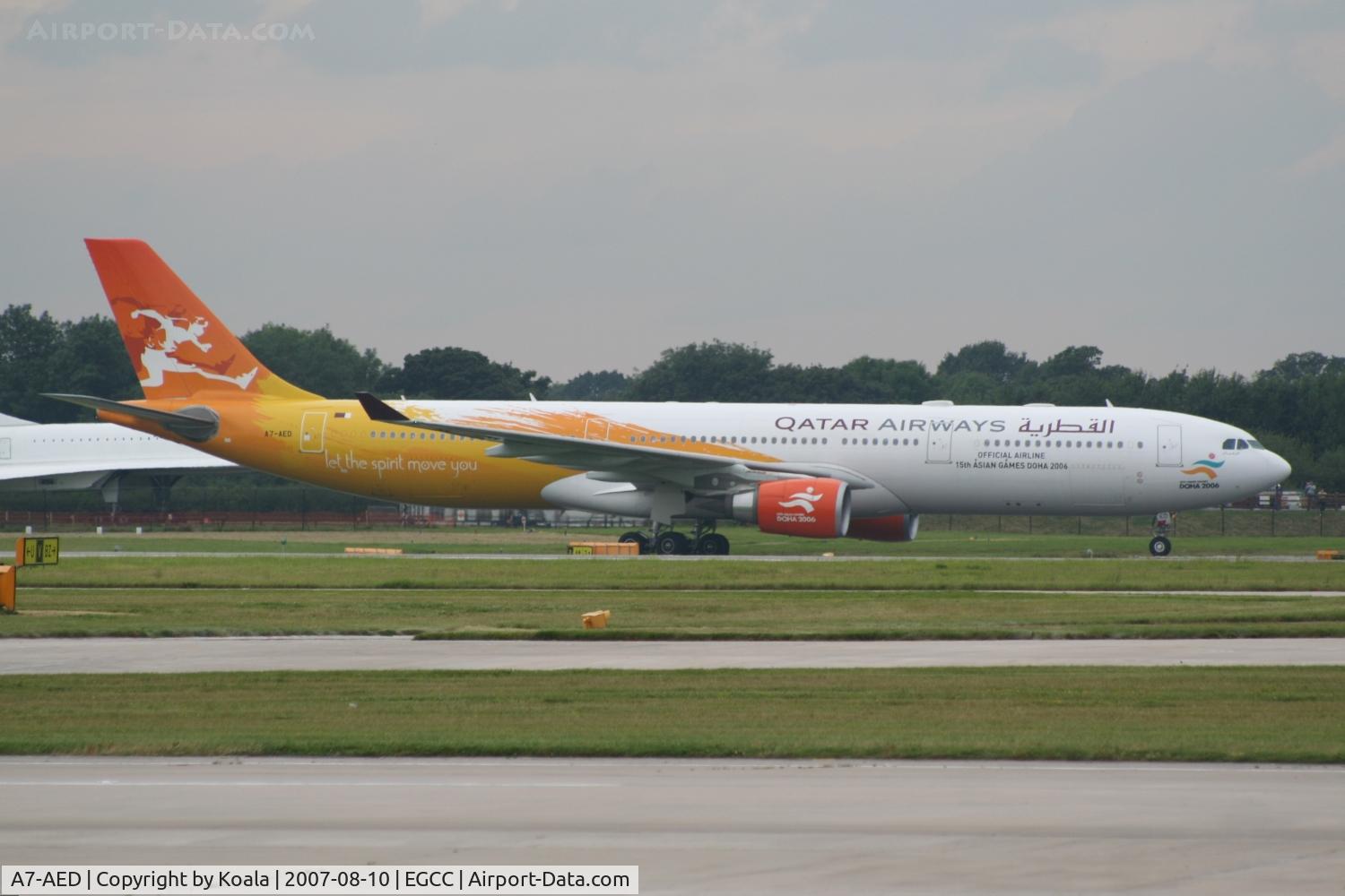 A7-AED, 2005 Airbus A330-302 C/N 680, Special livery