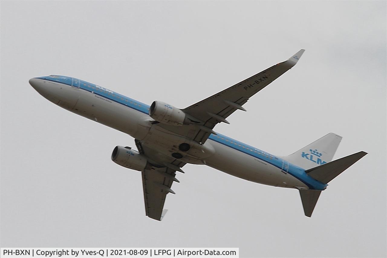 PH-BXN, 2000 Boeing 737-8K2 C/N 30356, Boeing 737-8K2, Take off rwy 06R, Roissy Charles De Gaulle Airport (LFPG-CDG)