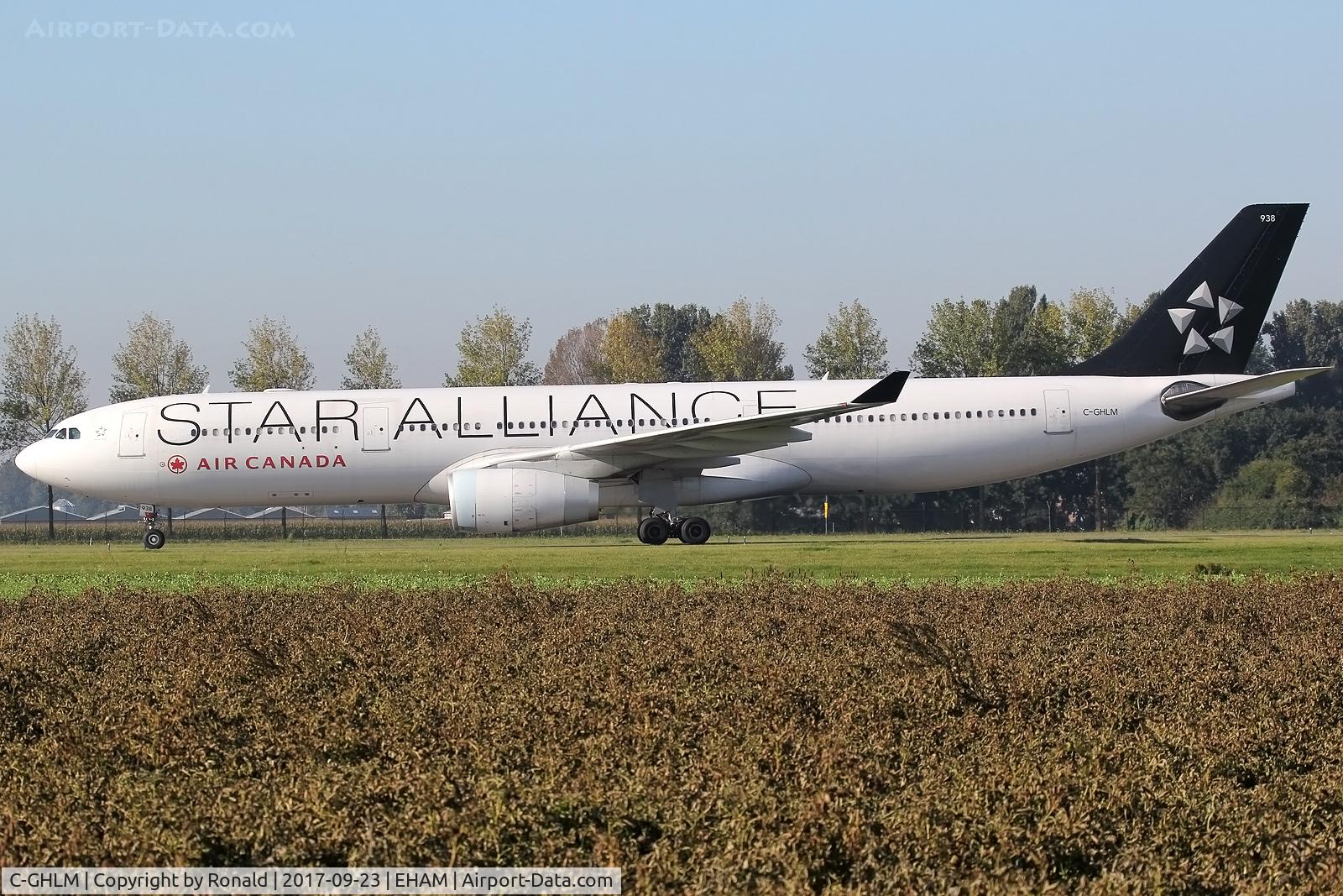 C-GHLM, 2001 Airbus A330-343 C/N 0419, at spl