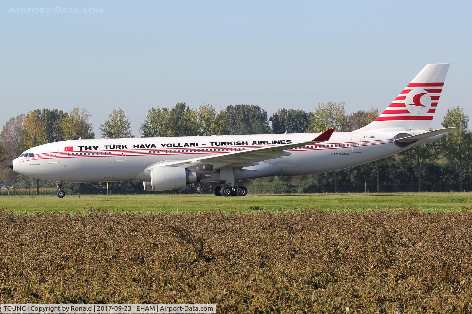 TC-JNC, 2006 Airbus A330-203 C/N 742, at spl