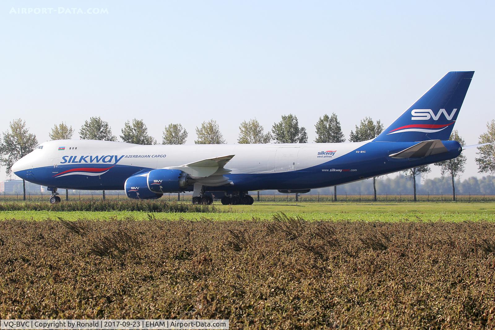 VQ-BVC, 2014 Boeing 747-83QF C/N 44937, at spl