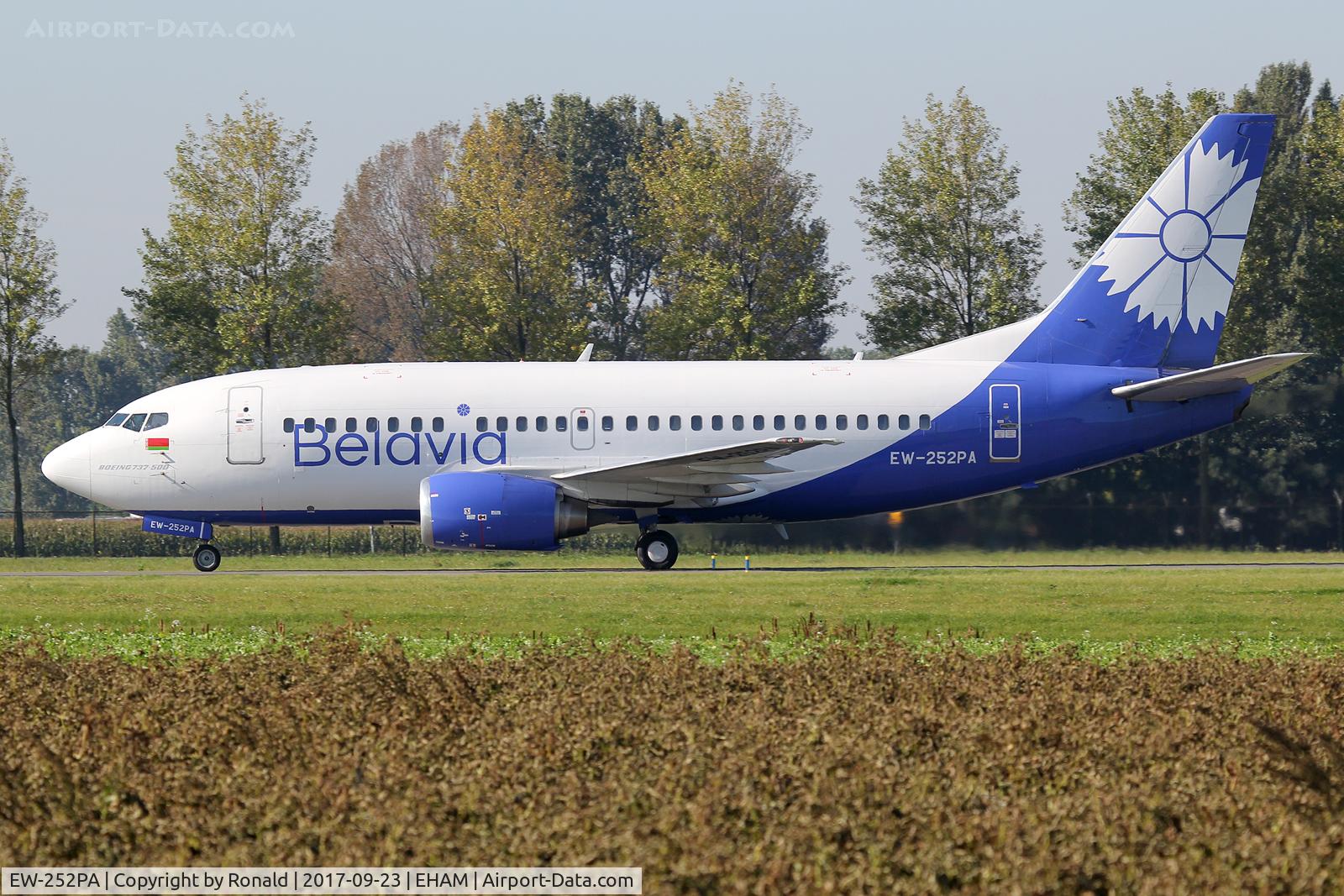 EW-252PA, 1996 Boeing 737-524 C/N 26340, at spl
