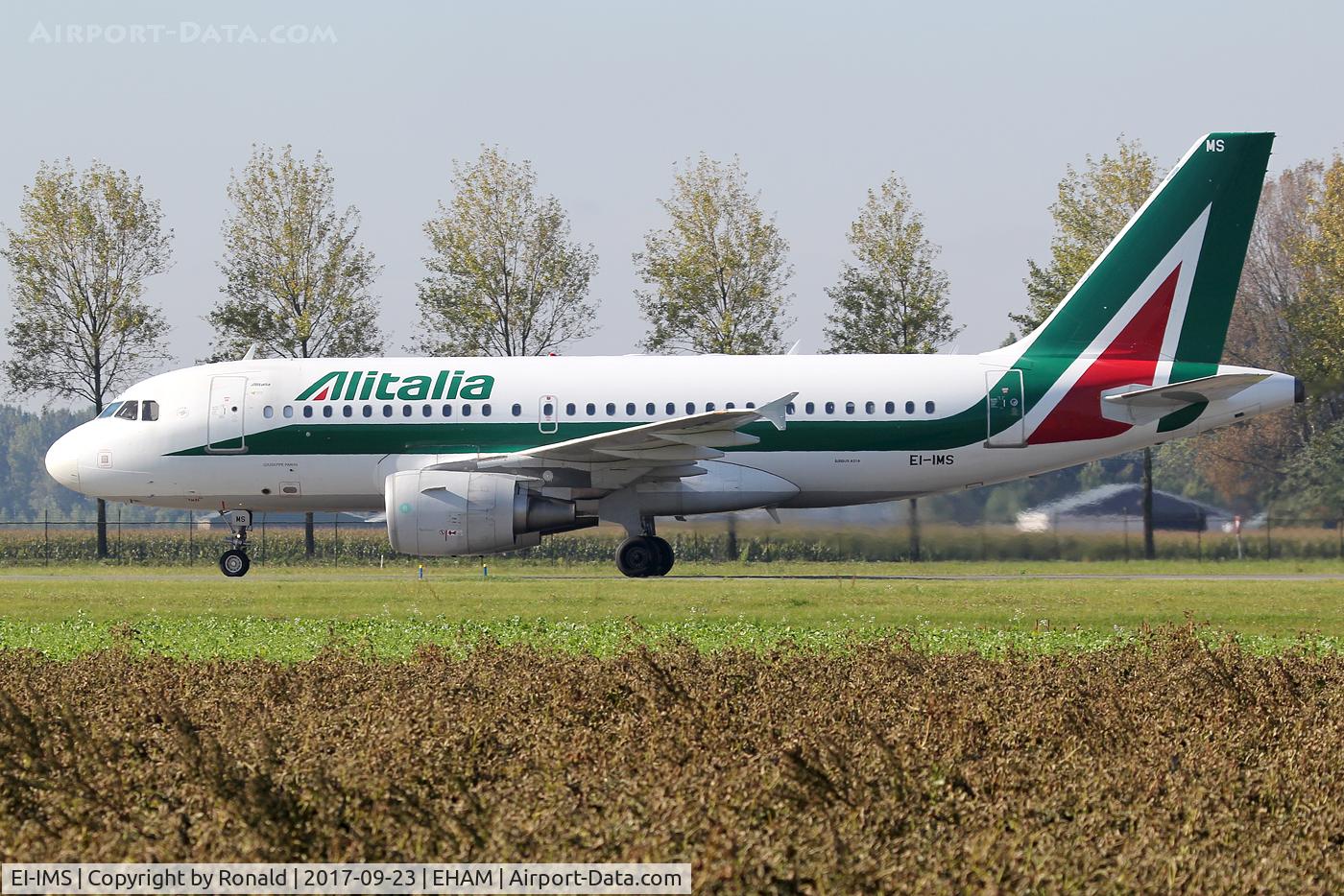 EI-IMS, 2011 Airbus A319-111 C/N 4910, at spl