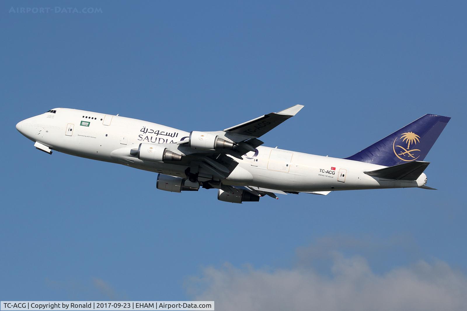 TC-ACG, 1992 Boeing 747-481(BDSF) C/N 25641, at spl