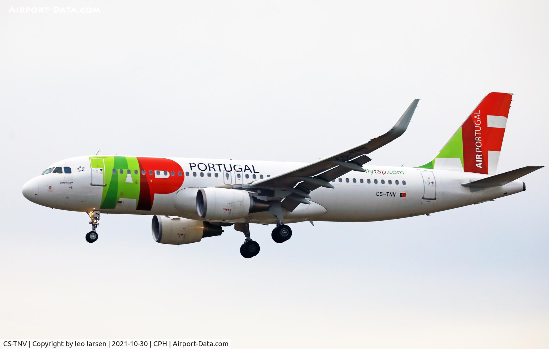 CS-TNV, 2009 Airbus A320-214 C/N 4143, Copenhagen 30.10.2021