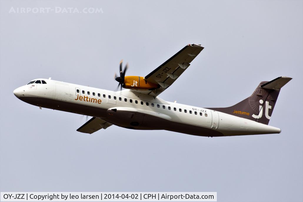 OY-JZZ, 1998 ATR 72-212A C/N 548, Copenhagen 2.4.2014
