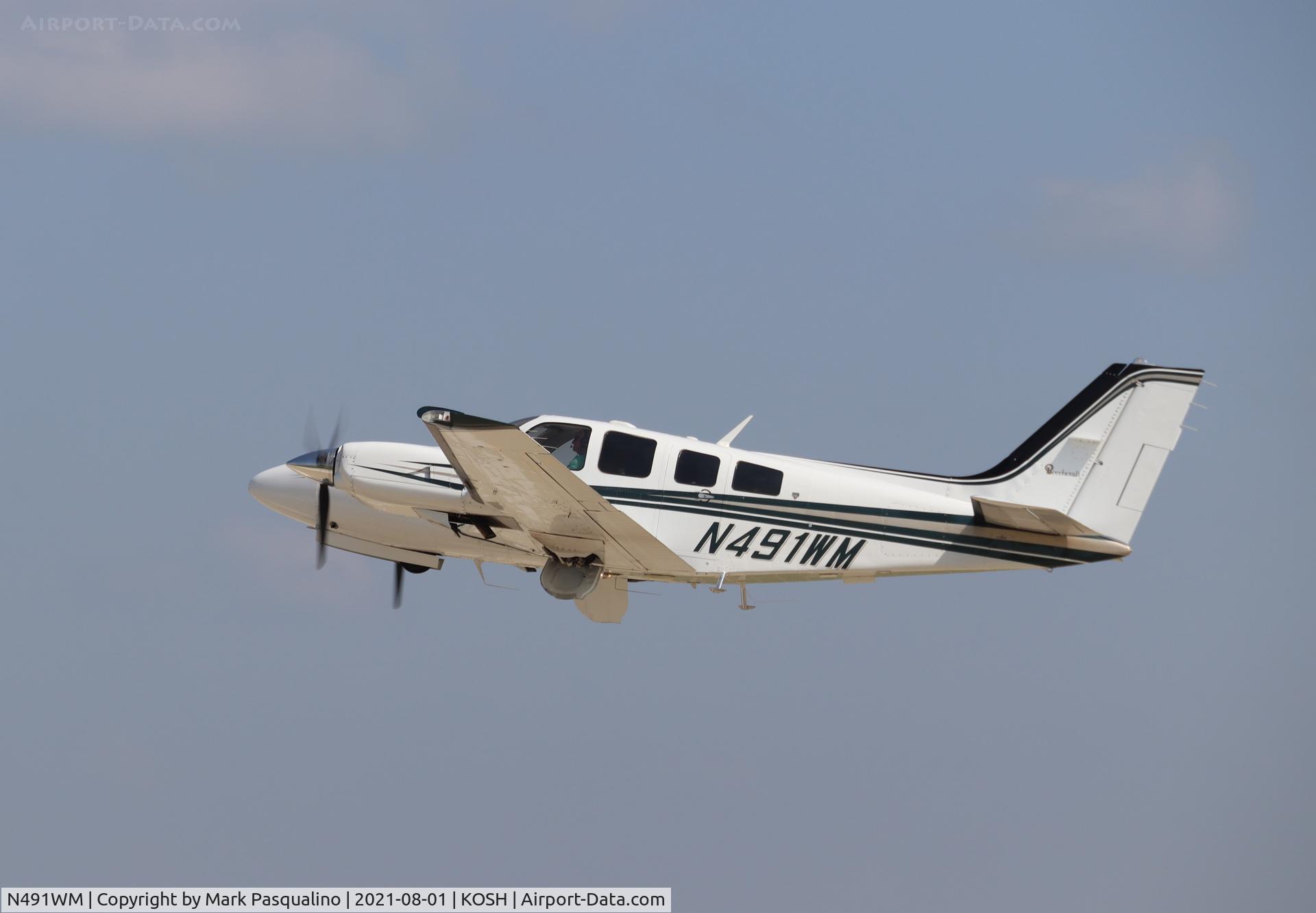 N491WM, 1985 Beech 58P Baron C/N TJ-491, Beech 58P