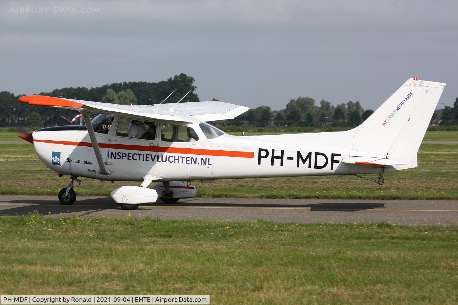 PH-MDF, Reims F172N Skyhawk C/N 1842, at teuge