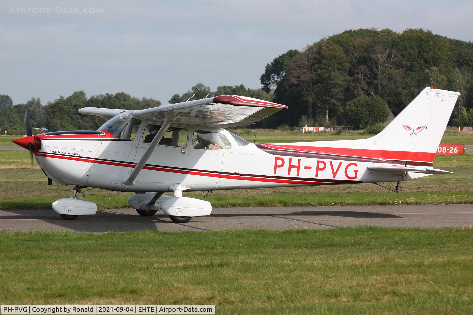 PH-PVG, 1976 Reims F172M II Skyhawk C/N 1473, at teuge